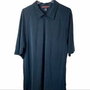 DRILL Black Short Sleeve Golf Polo Shirt XL